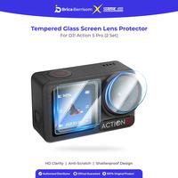 Gambar STARTRC 2 Set Anti Gores Tempered Glass For DJI Action 5 Pro Screen Lens Protector Film Action Cam Camera Accessories Aksesoris Kamera Aksi dari Brica Berrisom Kab. Tangerang 1 Tokopedia