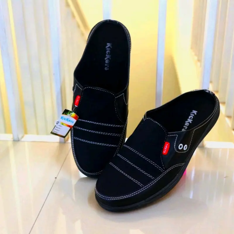 Promo cuci gudang / sepatu pria / sepatu slop / slop pria Shoes Karet 4