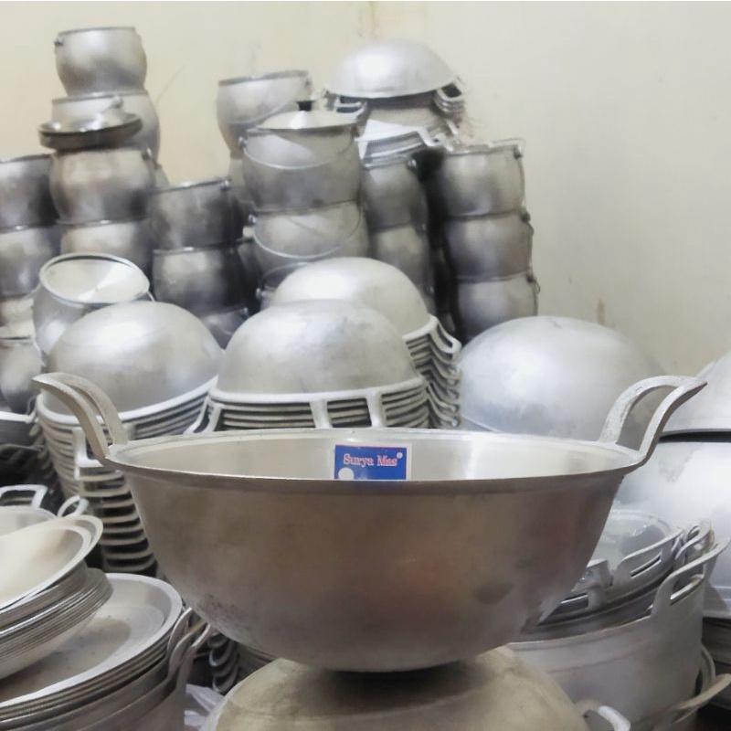 Promo Katel Kuali Wajan penggorengan Cekung Pan Wok Kitchenware 2
