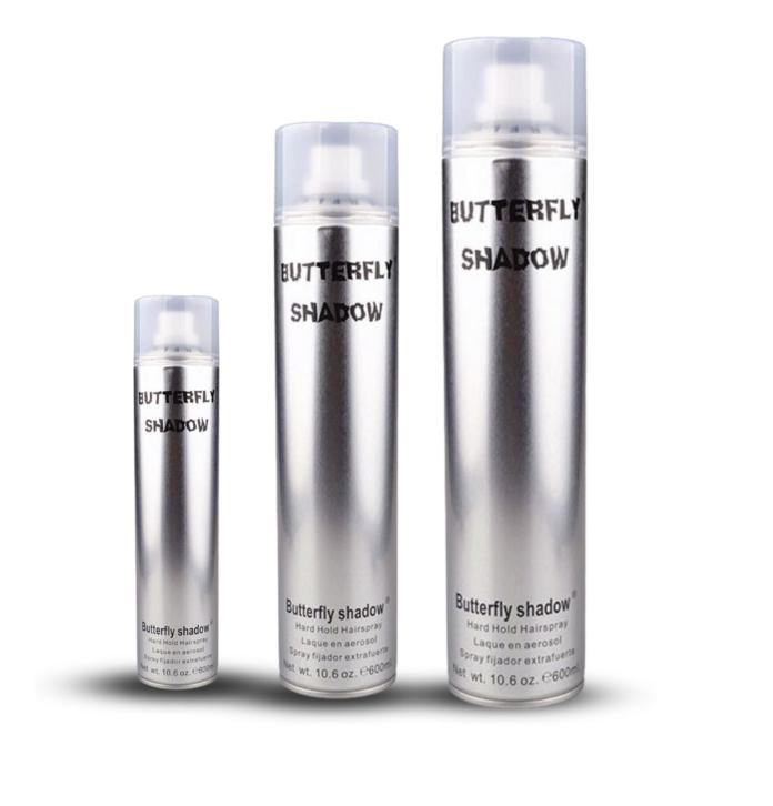 Gôm xịt tóc Butterfly Shadow 150ml 320ml 600ml, Gôm giữ nếp tạo kiểu nam nữ