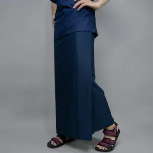 Sarung Katun Premium Pria Dewasa motif sarung polos Hitam / sarung sholat pria / sarung laki laki dewasa Muslim