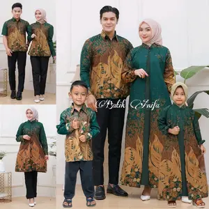 Baju Batik Couple Pasangan Keluarga Lebaran 2025 Motif Kejora Jotol  Matt Katun Premium
