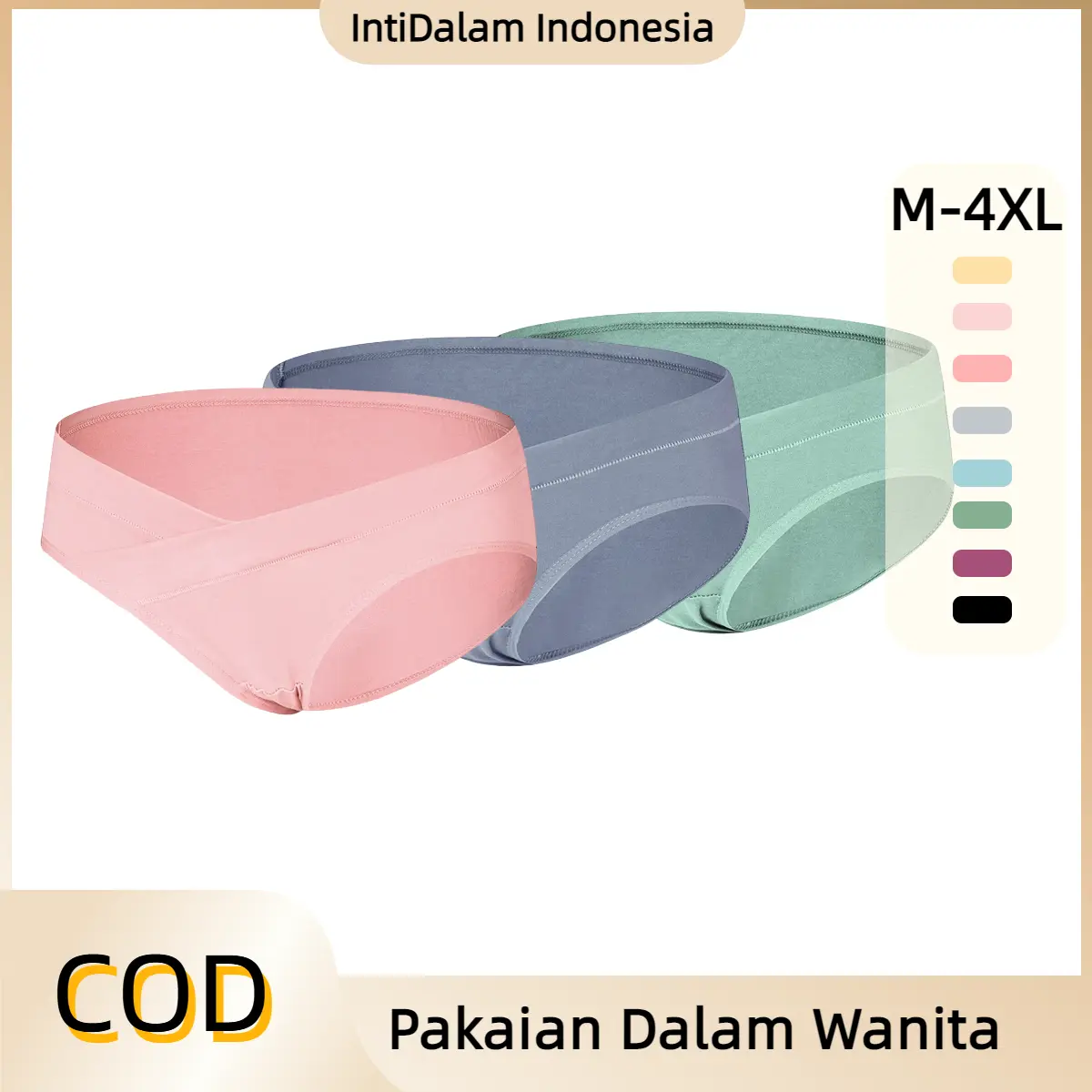 Mama Kenyamanan Maternity Celana Dalam Celana Dalam Katun Pinggang Rendah Wanita Hamil Celana Dalam Berbentuk U Celana  Hamil Wanita Ibu 20020