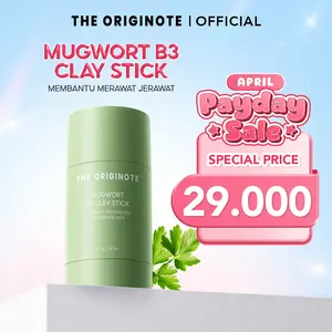 [Special Price] The Originote Mugwort B3 Clay Stick Mask - Masker Wajah Mugwort Membantu menenangkan dan Membuat Wajah Kencang dan Halus with Niacinamide Acid Propolis Berjerawat Mencerahkan Berminyak anti-acne jerawat deep clean pore clarifying mask pore