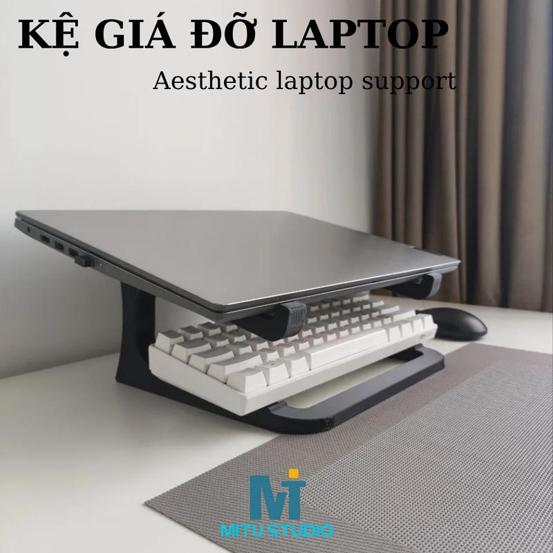 Giá đỡ LAPTOP MACBOOK IPAD kệ máy tính laptop đế tản nhiệt kê laptop có thể gấp gọn cho máy tính từ 13 inch