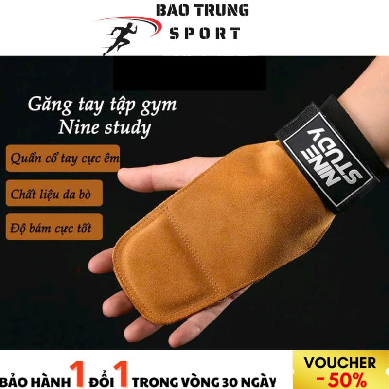  Găng Tay Tập GYM Dây kéo lưng Lifting Straps NINE STUDY đa năng hỗ trợ tập Gym Deadlift lên xà nâng tạ 