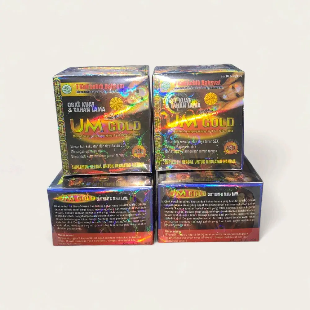 UM Gold Original, Suplemen Herbal untuk Kesuburan Pria dan Wanita