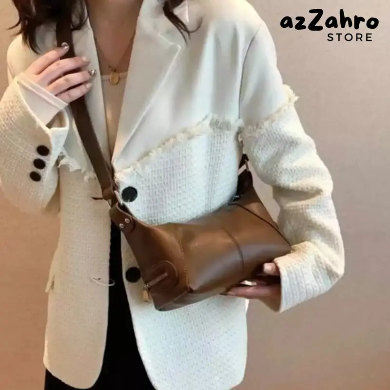 Tas Selempang Wanita AJUNA Shoulder Bag Korean Style Kulit Sintetis Terbaru 2025 5