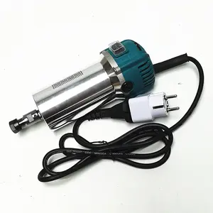 1.5KW/1500W Air-cooled Spindle Motor Suitable for DIY CNC Engraving Machines, 64mm Diameter, ER11 Chuck 13pcs 220V 110V - 110V with 13pcs collect