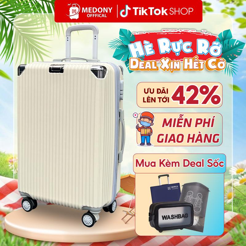 Vali du lịch Medony TK07 vali kéo Cao Cấp Size 20/24/28 Bảo Hành 5 Năm