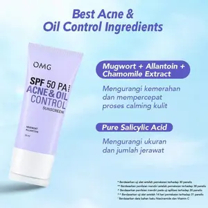 OMG Acne & Oil Control UV Barrier Sunscreen SPF50 PA++++ 25ml