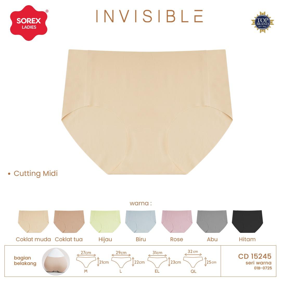 Sorex Invisible Panty Quickdry Seamless Celana Dalam Wanita CD 15245