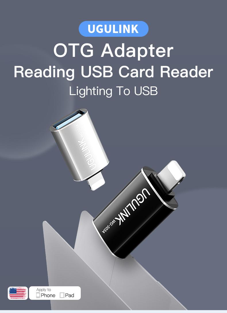 Product Introduction of Bộ Chuyển Đổi OTG, UGULINK, Thích Hợp Chuyển Đổi Điện Thoại Di Động Sang Ổ Đĩa USB, Kết Nối USB 7
