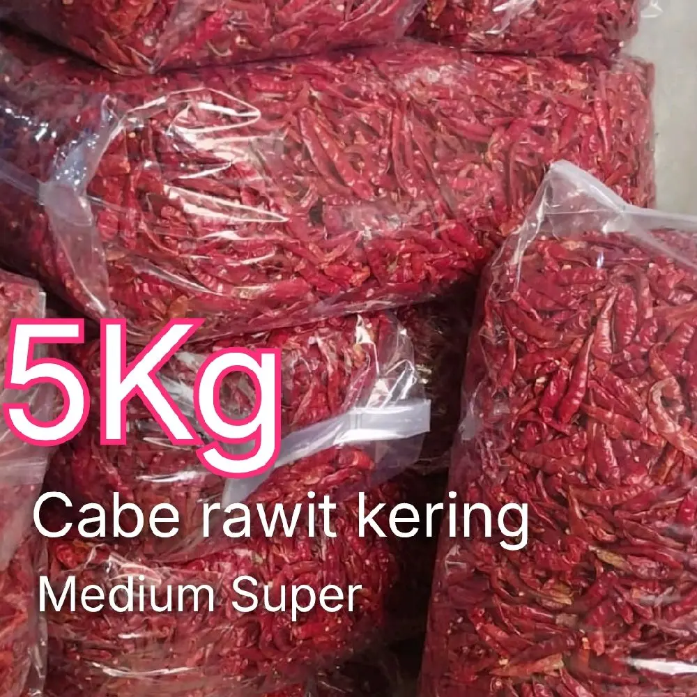 5kg CABE RAWIT TEJA KERING PREMIUM /PROMO MURAH BISA COD Pedas Food Goreng