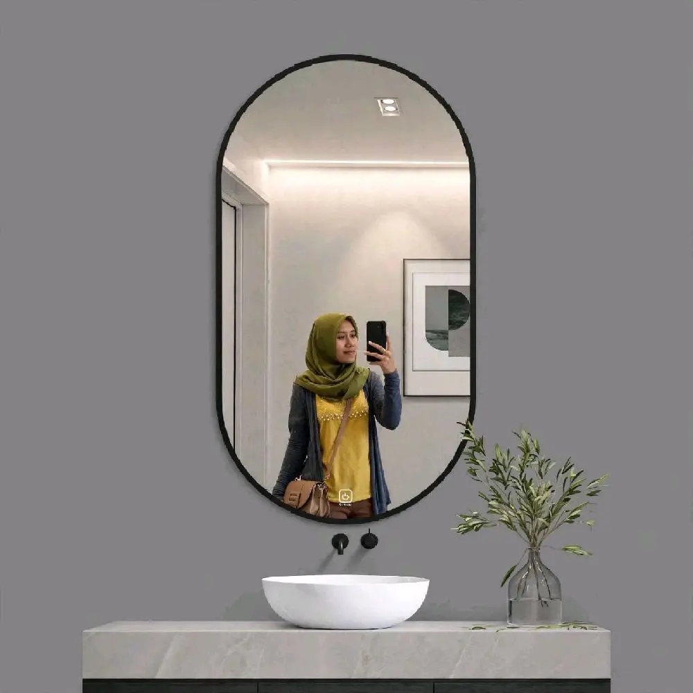 Cermin Dinding 35 x65 untuk Kamar Mandi dan Ruang Tamu