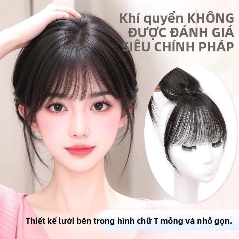  Tóc giả mái thưa nữ phù hợp với những phụ nữ bị hói nhẹ và vừa che đi tình trạng hói và tóc bạc thích hợp để đội hàng ngày 