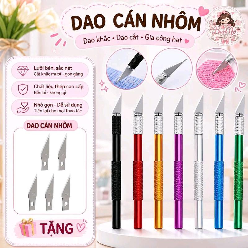 Dao cán nhôm 4 chấu Dao Tiện Dụng Cho Công Việc unbox đơn hàng cạo đều lột tỏi 4
