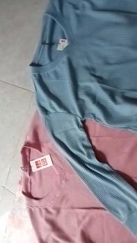 Product Review of Promo 2pcis Crop V Neck Lengan Panjang Wanita - Baju Knitwear Nyaman - Formal, Midi kemeja vest jumbo from i**️ 0