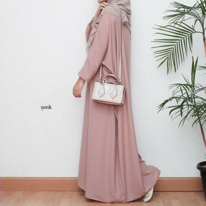 ABAYA POLOS KALONG/ABAYA BASIC SIMPLE 2