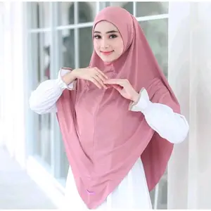Jilbab khimar Kayla XL bahan jersey hyget ekonomis murah Kerudung Muslim Hijab Instan Non Pad Tanpa Pet Khimar