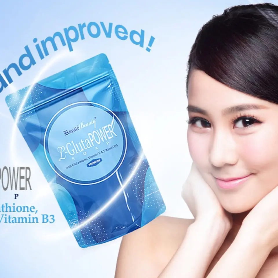 Royale Products L-Gluta Power Soap Premium Whitening Body Care Brightening Body Wash Hydrating Radiant Smooth