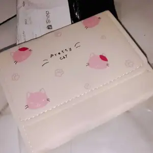 Dompet Wanita Korean Style Flower Button Clip Kualitas Premium