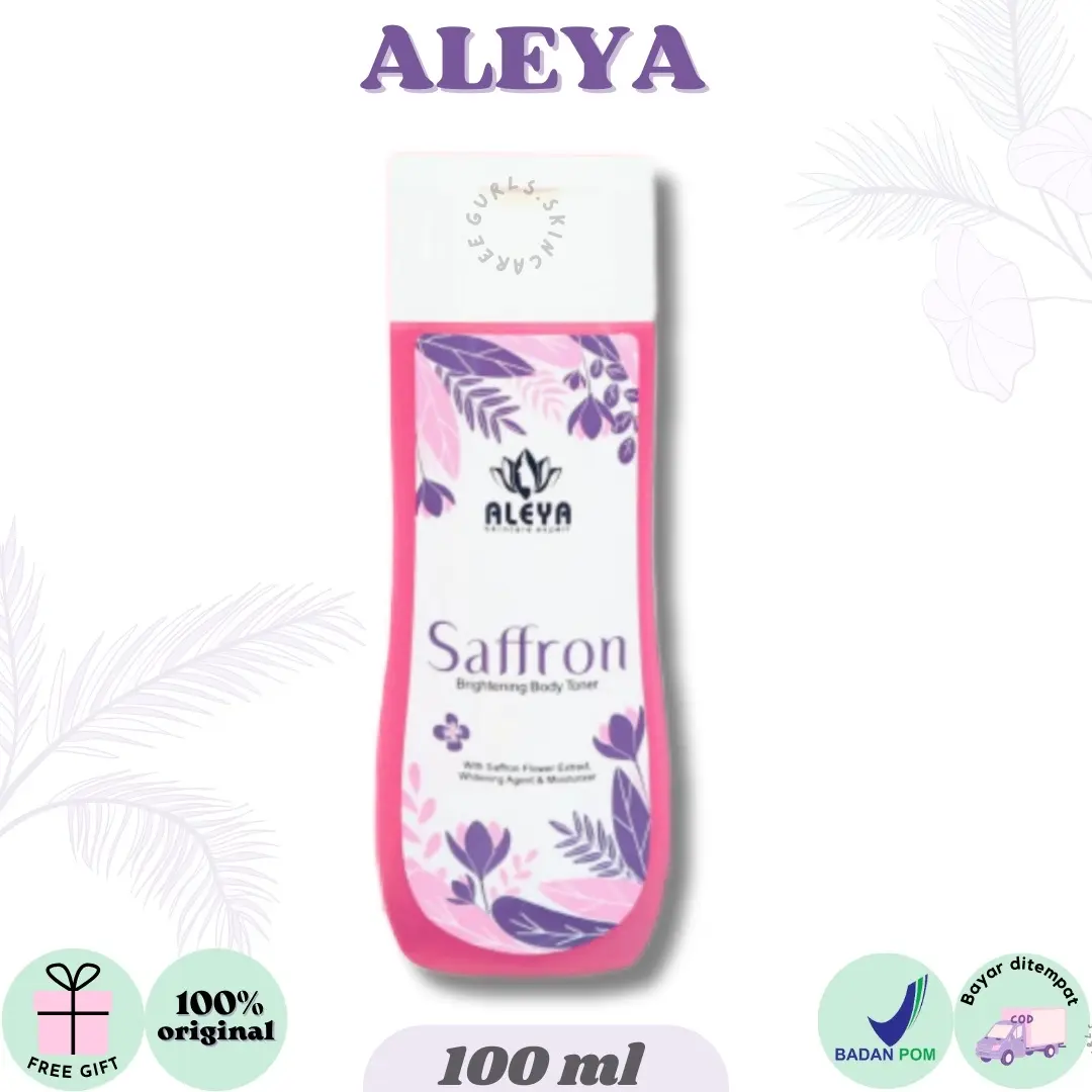 Aleya Saffron Brightening Body Toner 100ml