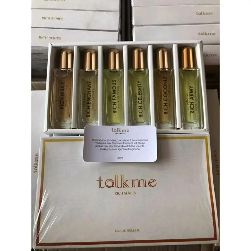 Beli 1 Dapat 6 Parfum Tahan Lama Talkme Rich Series Full Bibit - Perfume, Alis Wangi Wanita Perempuan Pria 1