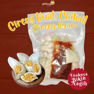 CIRENG KUAH CHILIOIL ISI CIRENG AYAM SUWIR ISI 5 PCS