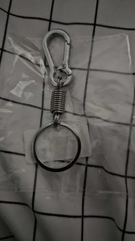 Product Review of Durable Spring Keychain Climbing Hook Keychain / Metal Vintage Keychain Strong Carabiner Shape Keychain Accessories Jewelry Store from S**q 0