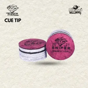 Tiger Sniper Cue Tip Billiard Original
