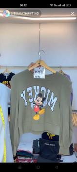 Product Review of Baju Link CO Nota Live Crewneck (GEMOY) - Bahan Cotton Fleece Standar casual Pas Nyaman Wanita Panjang Basic Hoodie Oversize sweater love from @**7 0