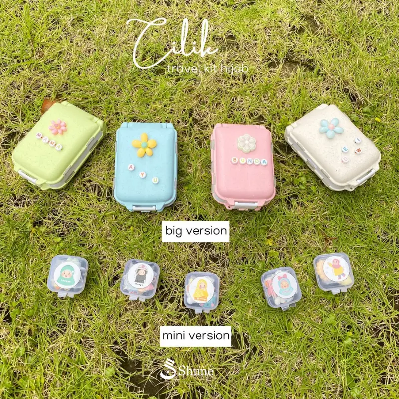 Shune-Travel Kit Hijab Box Tempat Jarum Pentul Peniti -Cilik 4
