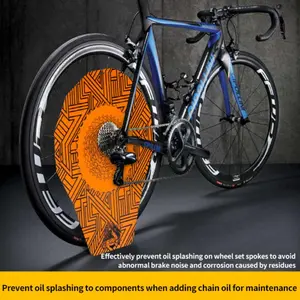 Washing Disc Brake Edge Protection Cover Anti Pollution Cover For Bicycle MTB Mountain Bike Riding Maintenance Car Washing Cover