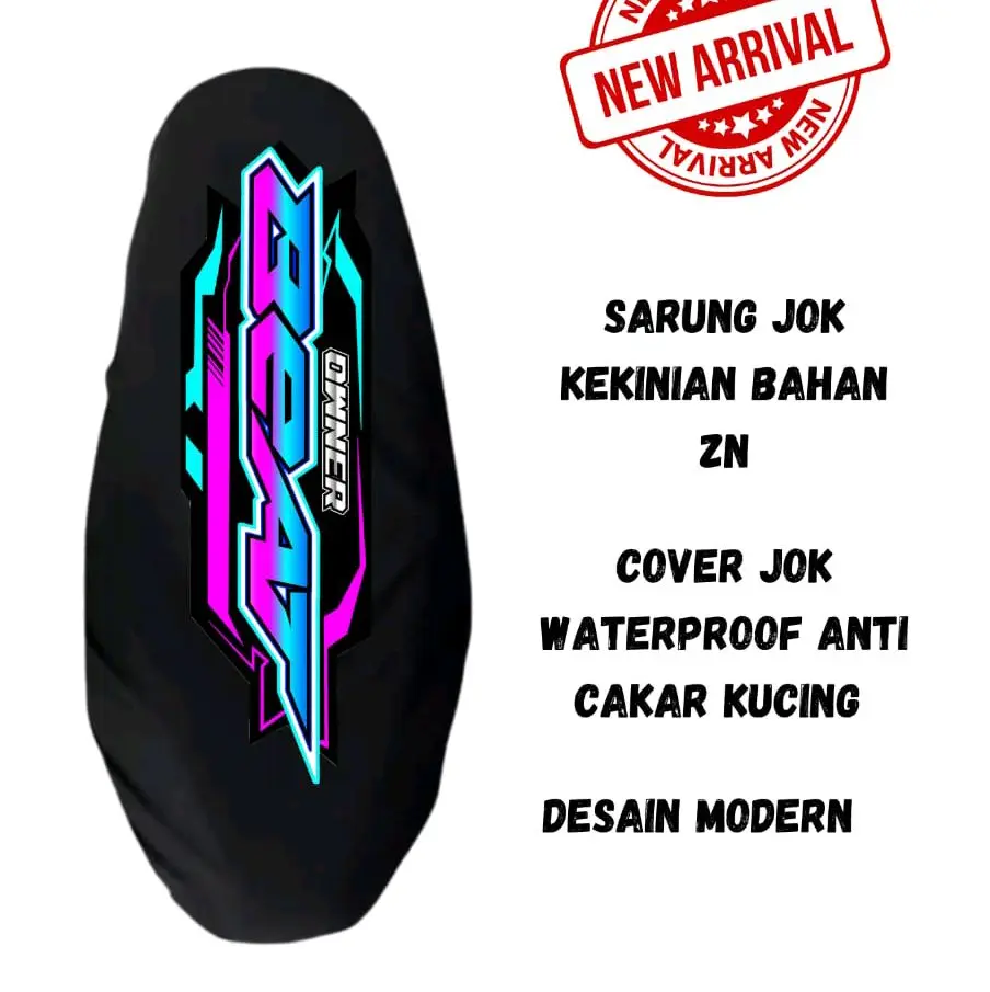 Cover sarung jok beat waterproof antiakar kucing