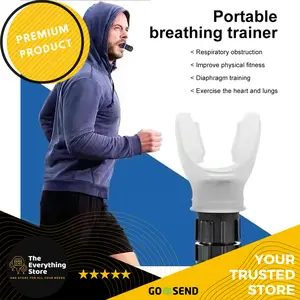 Alat Bantu Latihan Pernapasan Portable Breathing Lung Trainer