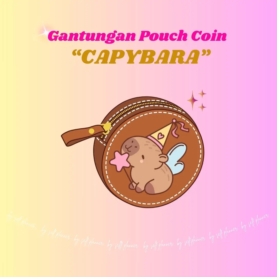 SP - Pouch Coin Gantungan Tas Capybara Lucu Serbaguna
