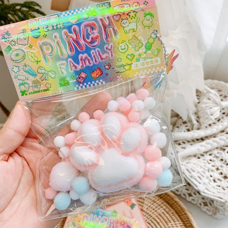 Product Introduction of 【UBaby】Mainan Anak-anak Taba Squishy Pinch Paw Squeeze Lembut Kucing Pereda Stres Lembut Toys 1