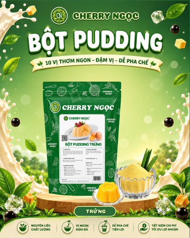Bột Trà Sữa 3in1 CHERRY NGỌC - Trà Sữa Pha Sẵn Đủ Vị Thơm Ngon, Tiện Lợi, Dễ…