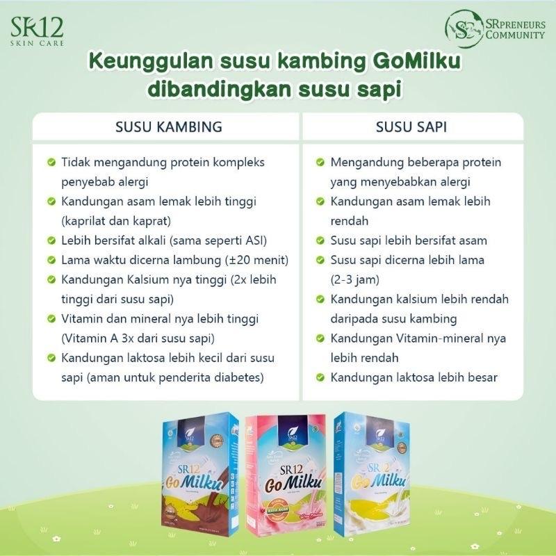 Go Milku SR12 Susu Kambing Etawa Premium 600gr Tanpa Gula kesehatan 2