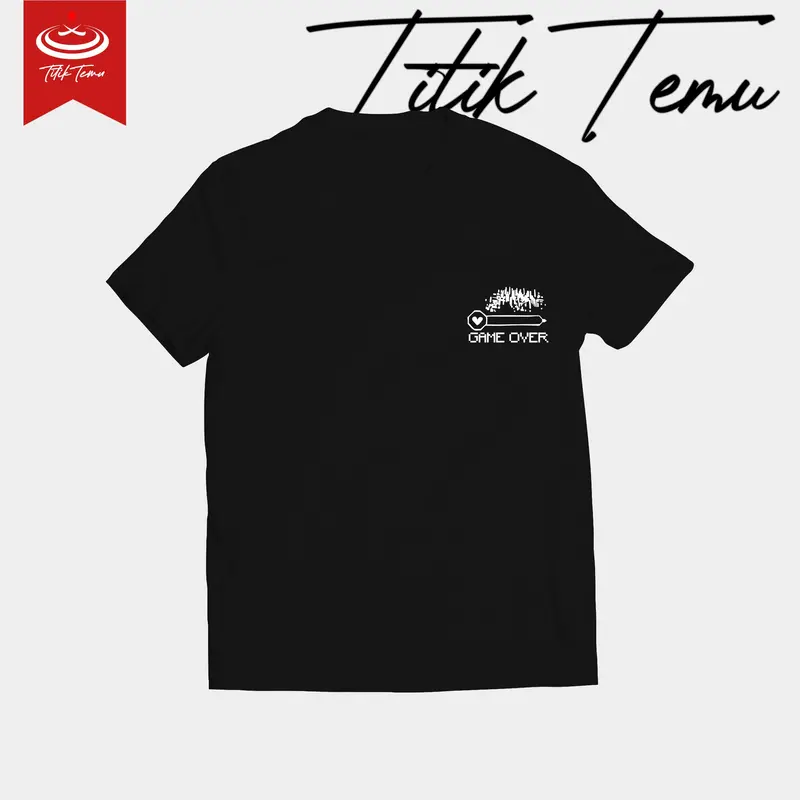 T-Shirt Titik Temu - DUNIAWI 6 |  Kaos Katun Combed 24s Baju Distro Pria Wanita Katun 1
