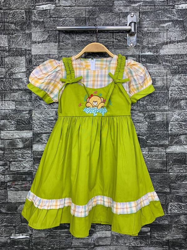 Nikita - 1905 Dress Anak 3 - 10 Tahun Dress Motif Kotak Tali Serut Pundak 6