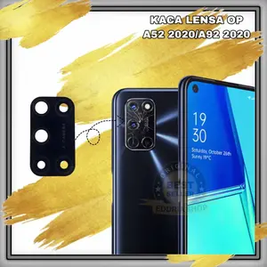 kaca lensa kamera belakang op A52 2020 / A92 2020 sudah sama lem baru