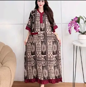 Dress nara jumbo ld 120 pb  120 bhn rayon  adem dan nyaman di pakai. . busui frendly  Dress