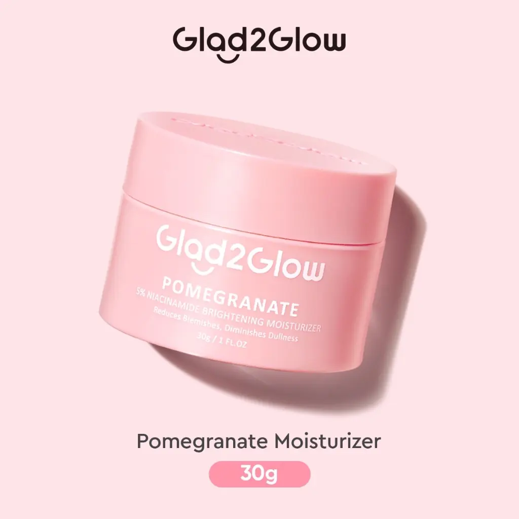 GLAD2GLOW Pomegranate 5% Niacinamide Brightening Moisturizer 30g