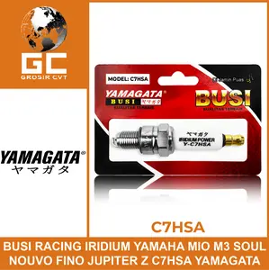 Busi racing Yamagata Iridium Power Mio Sporty Smile Soul GT Freego Gear J M3 S Z Supra X grand legenda vega jupiter shogun smash 100 110 125 C7HSA