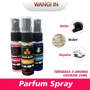 Parfum Sepatu Helm Anti Bau & Bakteri Spray Shoe Perfume Pengharum Pewangi Ruangan Interior Mobil - 20ml Black Pembersih Kopi