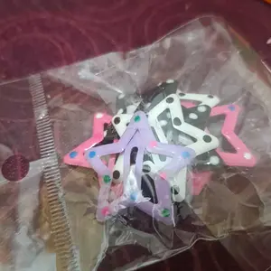 JEPIT BINTANG MIX WARNA | hair clips jepitan rambut motif bintang isi 100 pcs isi 50 pcs 1 pcs untuk anaK-anak & remaja jepit bintang gliter jepit bintang polkadot