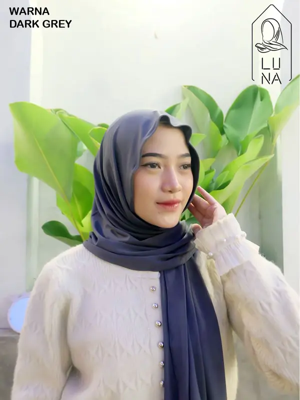 LUNA HIJAB - PASHMINA JERSEY / PASHMINA KAOS / PASHMINA MELEYOT 4