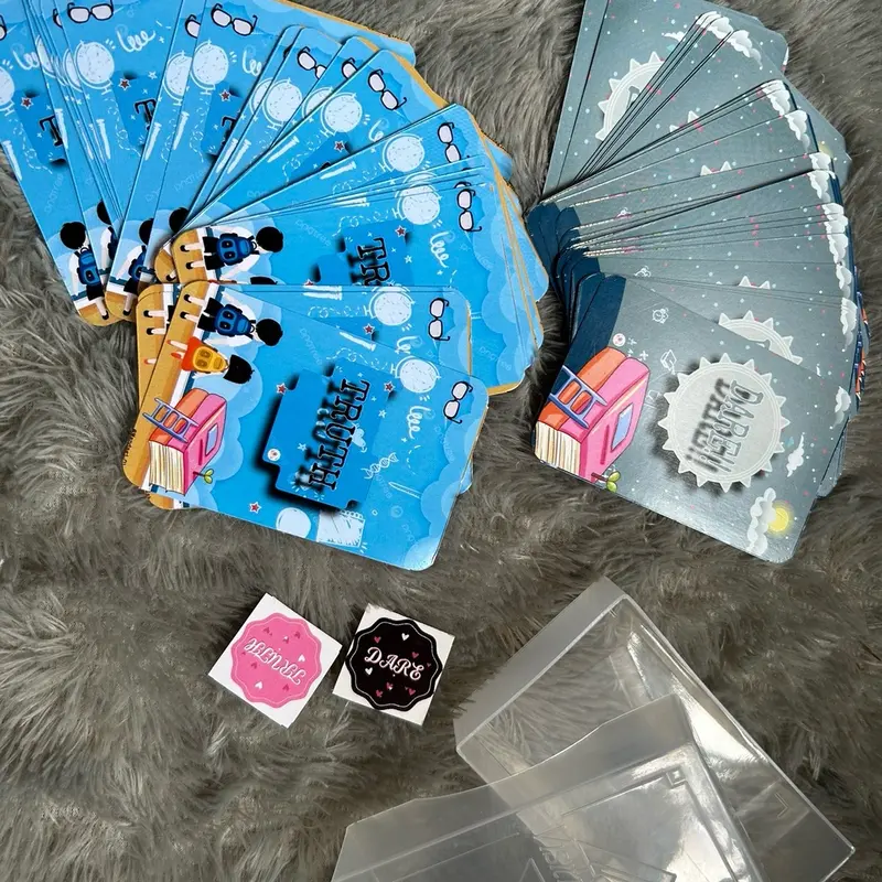 Kartu Permainan Truth or Dare (ToD) Versi Sekolah || isi 58 kartu + Kotak Kartu || Kartu permainan Viral Card Game Kertas 1